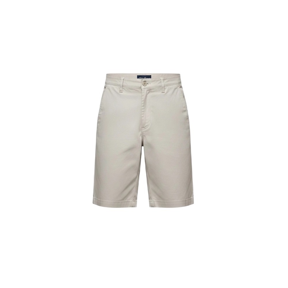 Eddie Bauer Mens Chino Shorts Size 31 Khaki Tan 100% Cotton Flat Front Casual
